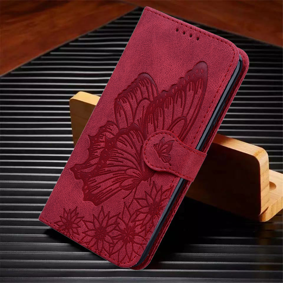 Etui téléphone Elégance Résistance couleur rouge, compatibilité pour Redmi
