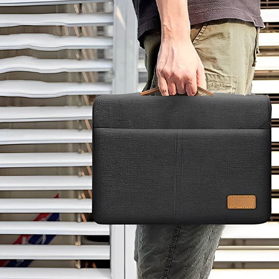 Housse ordinateur Protection Pro, design minimaliste, lignes épurées