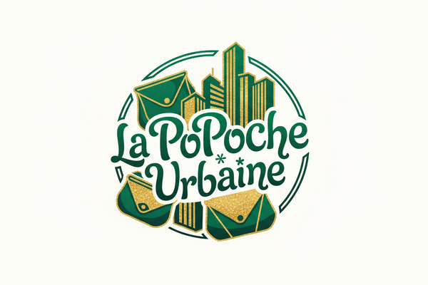 Logo fun sophistiqué - Vert et or