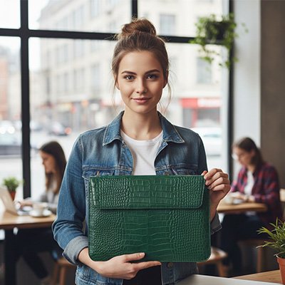 Pochette d'ordinateur Protection Élégante matériau résistant
