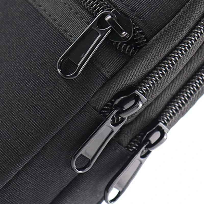 Pochette téléphone double compartiment avec 3 fermetures éclair