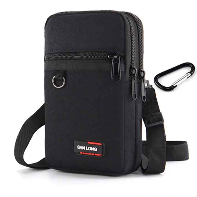 Pochette téléphone homme coloris noir classique