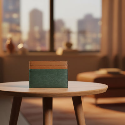 Porte cartes Cuir Ultra Fin vue arrière