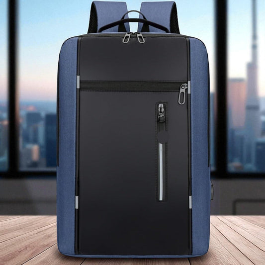 Sac Ă  Dos pour Ordinateur - OfficeTechPackâą - Bleu - La PoPoche Urbaine