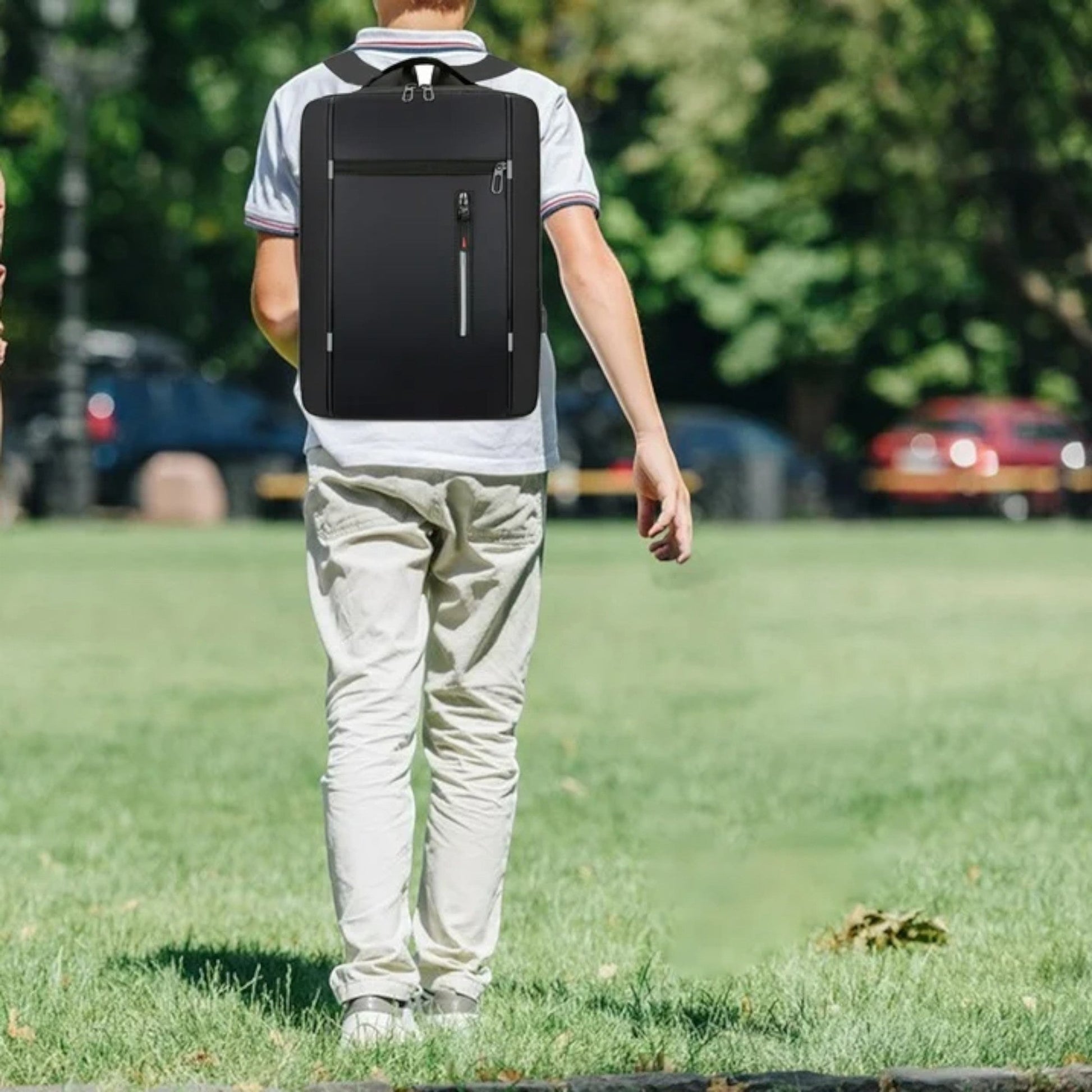 Sac à Dos pour Ordinateur - OfficeTechPack™ - Noir - La PoPoche Urbaine