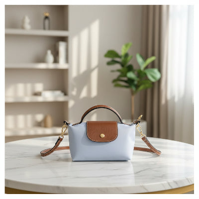 Sac à main femme bandoulière Élégance Pastel bleu