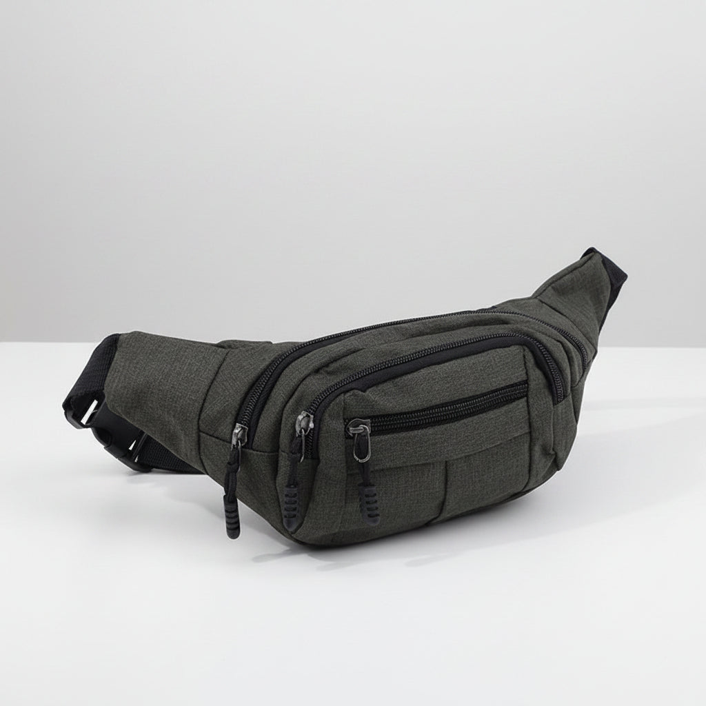Sac banane Stylée et Confort de couleur gris foncé