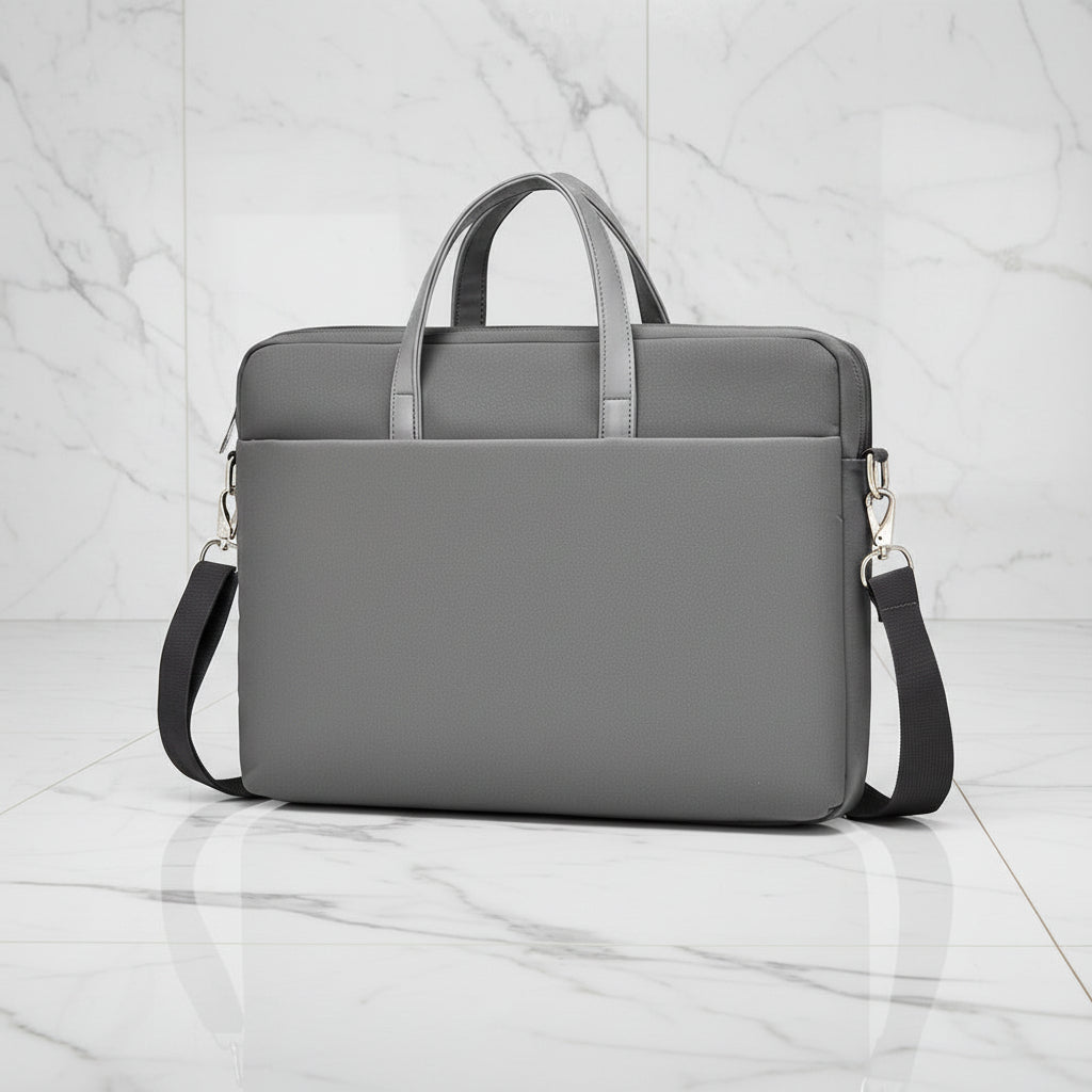 Sac ordinateur femme élégance Pratique, couleur gris, 14 pouces