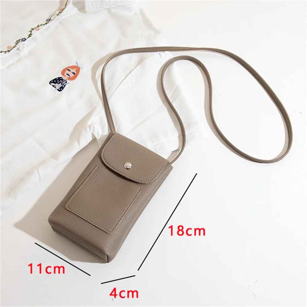 Dimensions et mesures du sac téléphone bandoulière compact