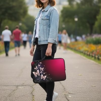 Sacoche ordinateur femme conception en néoprène souple de haute qualité