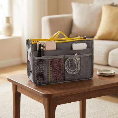 Organisateur de sac Compact Et Résistant avec multipoches