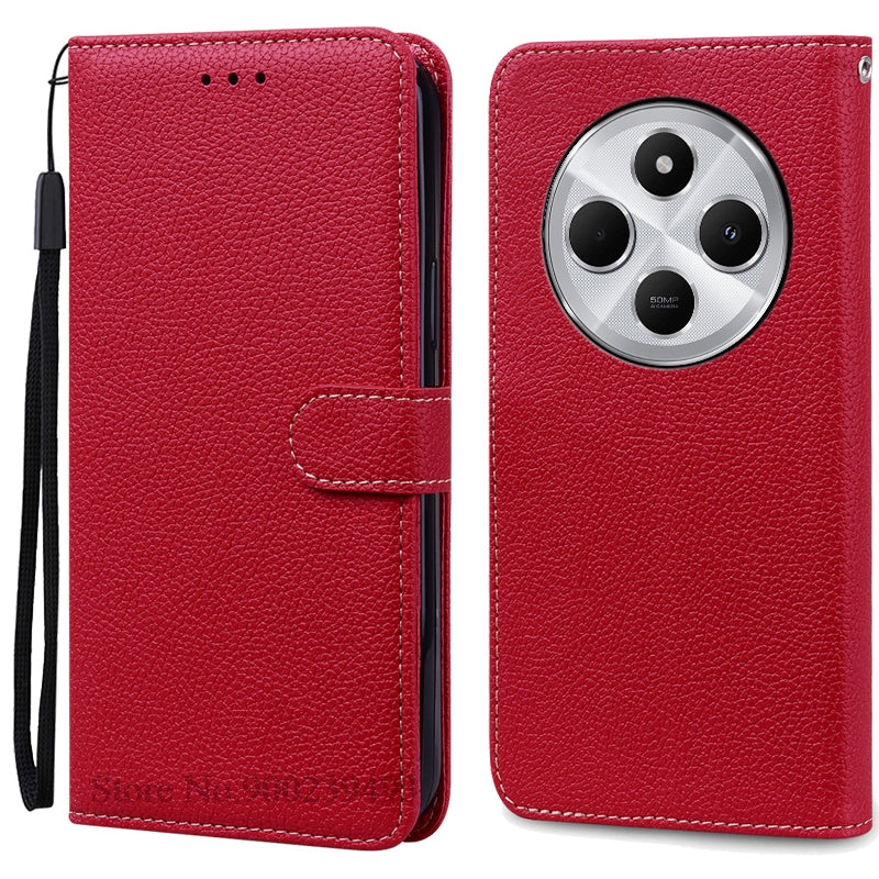Etui pour téléphone  Design Tendance, couleur rouge, compatibilité Redmi 14c