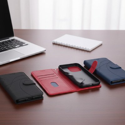 Etui pour téléphone  Design Sobre, finition aspect cuir pour une apparence élégante 