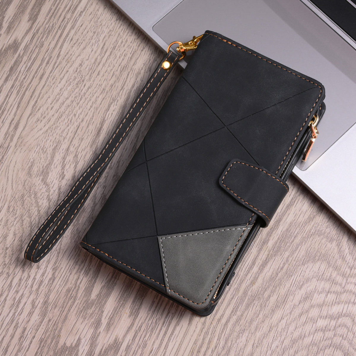 Etui téléphone  Antichoc Elégant de couleur noir classique en trois taille