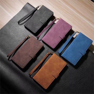 Etui téléphone Portefeuille Intégré, design sobre et professionnel en plusieurs coloris