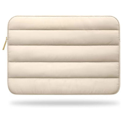 Housse d'ordinateur  élégance Protection, de couleur blanc cassé