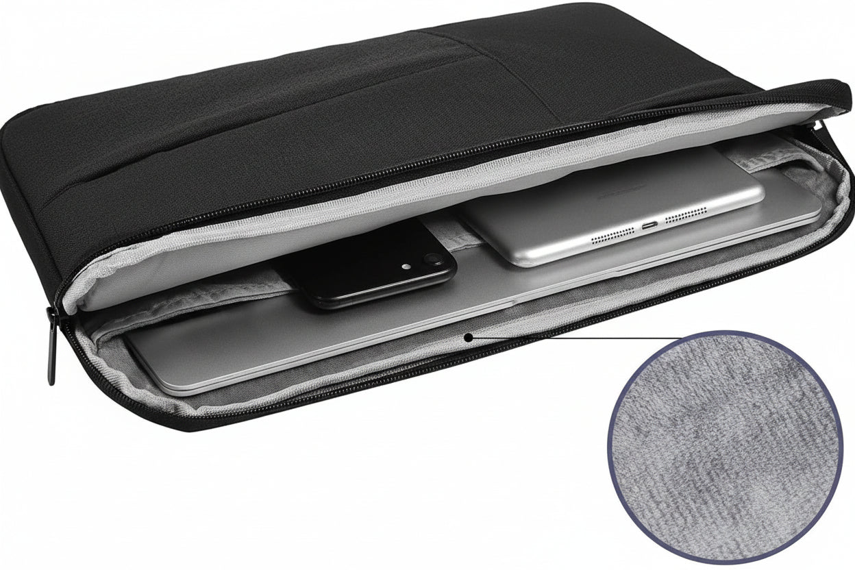 housse pour ordinateur l'intérieur en polaire douce