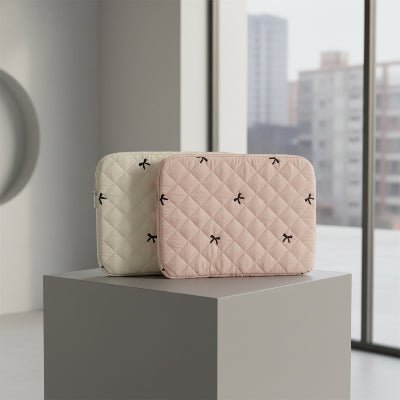 Housse pour ordinateur Rembourrée Élégante motifs décoratifs brodés