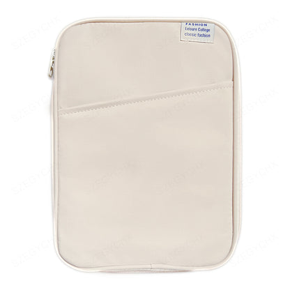 Housse tablette  Résistante et élégante de couleur beige sobre en différentes tailles