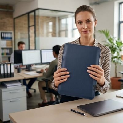 Housse tablette  Ultra-protectrice, de couleur bleu mat, différentes tailles