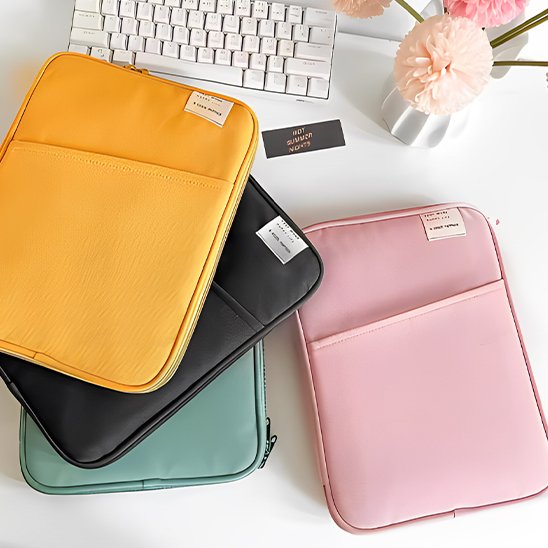 Housse tablette Résistante et élégante, tissu en nylon résistant à l'eau offrant une protection 