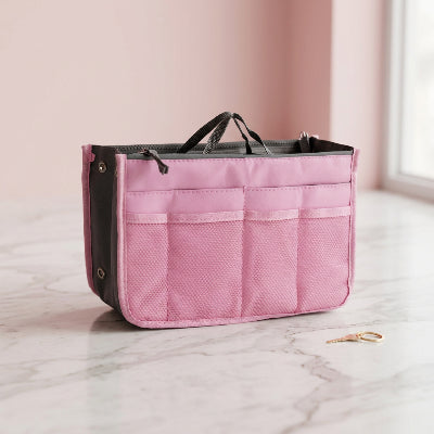 Organisateur de sac Légèreté Structuré en coloris rose