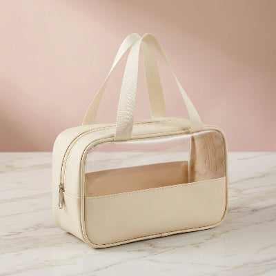 Organisateur de sac Transparent Elégant coloris beige