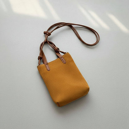 Pochette bandoulière téléphone  élégance avec style couleur  marron