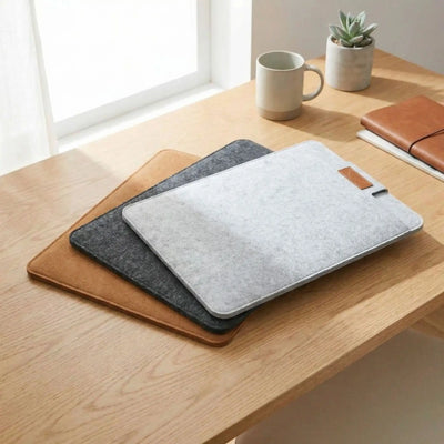 pochette ordinateur élégante en feutre en différent coloris