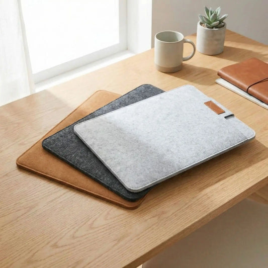 pochette ordinateur élégante en feutre en différent coloris