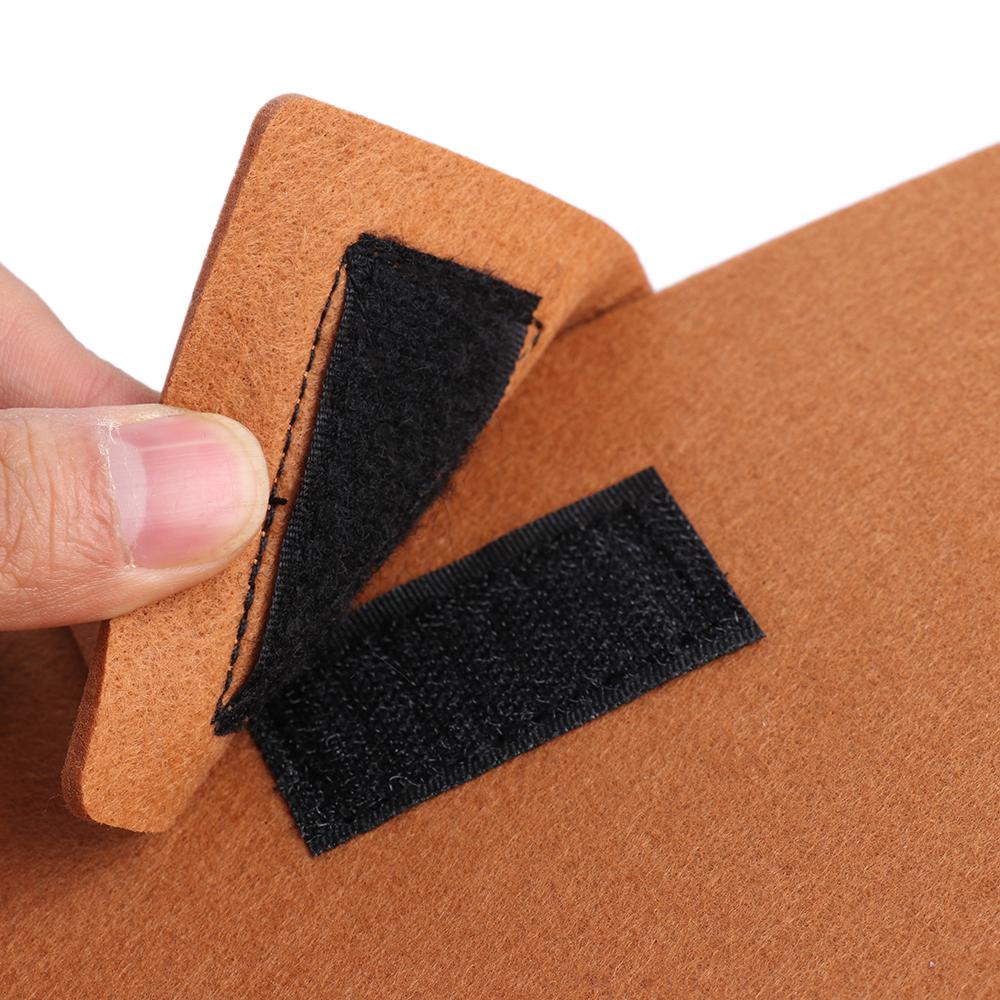 La fermeture à scratch de la pochette ordinateur élégante en Feutre