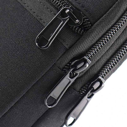 Pochette téléphone double compartiment avec 3 fermetures éclair