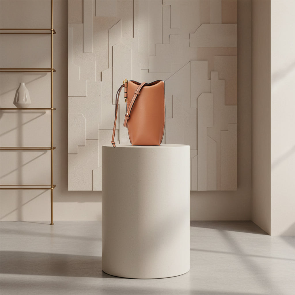 Pochette téléphone Cuir Véritable tout en élégance