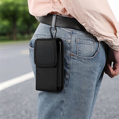 Pochette téléphone  Fixations Pratique, matière résistante, tissu nylon robuste 