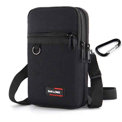 Pochette téléphone homme coloris noir classique