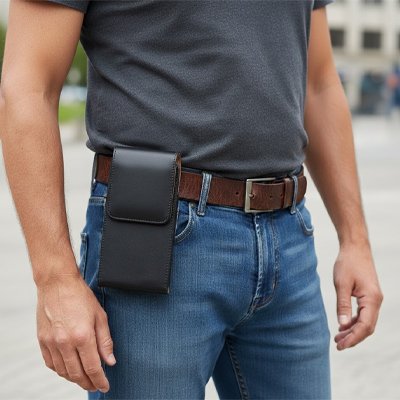 Pochette téléphone Style Lisse ou Grainé, protection robuste