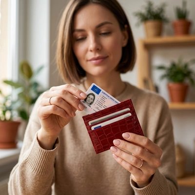  Porte carte femme Praticité et Élégance en couleur bordeaux