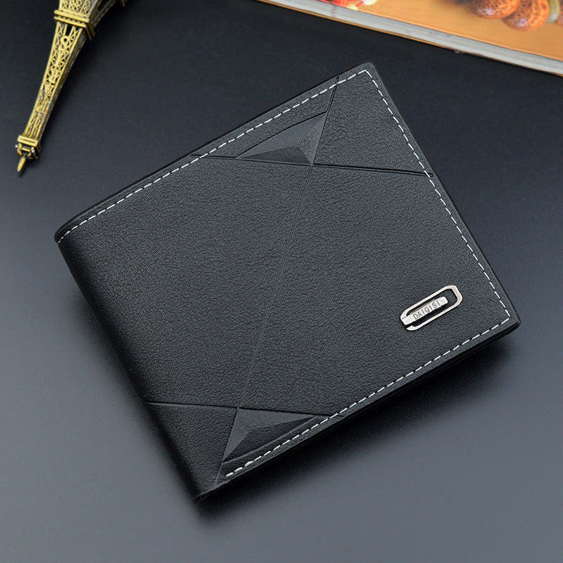 Porte carte homme​ Design Raffiné de couleur noir