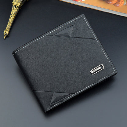 Porte carte homme​ Design Raffiné de couleur noir