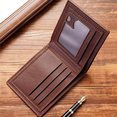 Porte carte homme Design Raffiné,​ multiples fentes pour cartes et compartiment billets