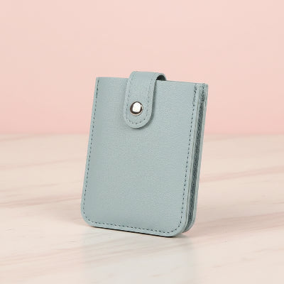 Porte carte Pastel Compact couleur bleu