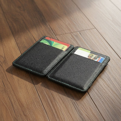 Porte cartes Ultra-Fin Magique pliable recto verso