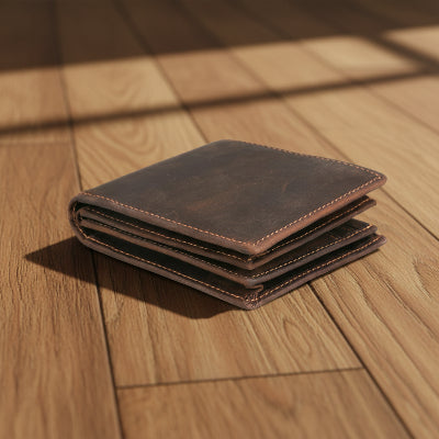 Portefeuille homme cuir Elégance et Sécurité couleur marron