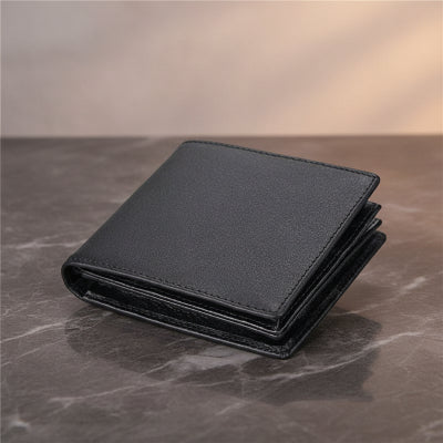 Portefeuille homme cuir  Elégance et Sécurité couleur noir
