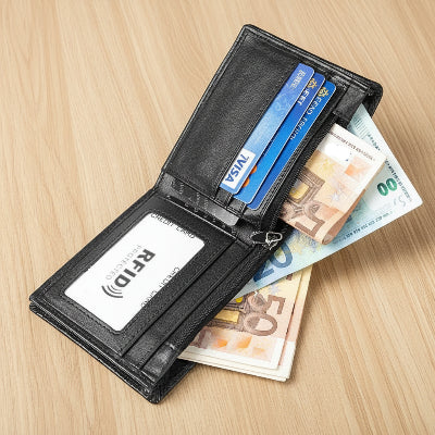 Portefeuille homme cuir Elégance et Sécurité rfid