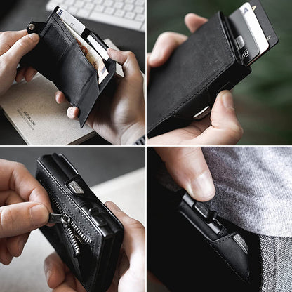 Portefeuille homme  Stylé et Fonctionnel détails de chaque fonction