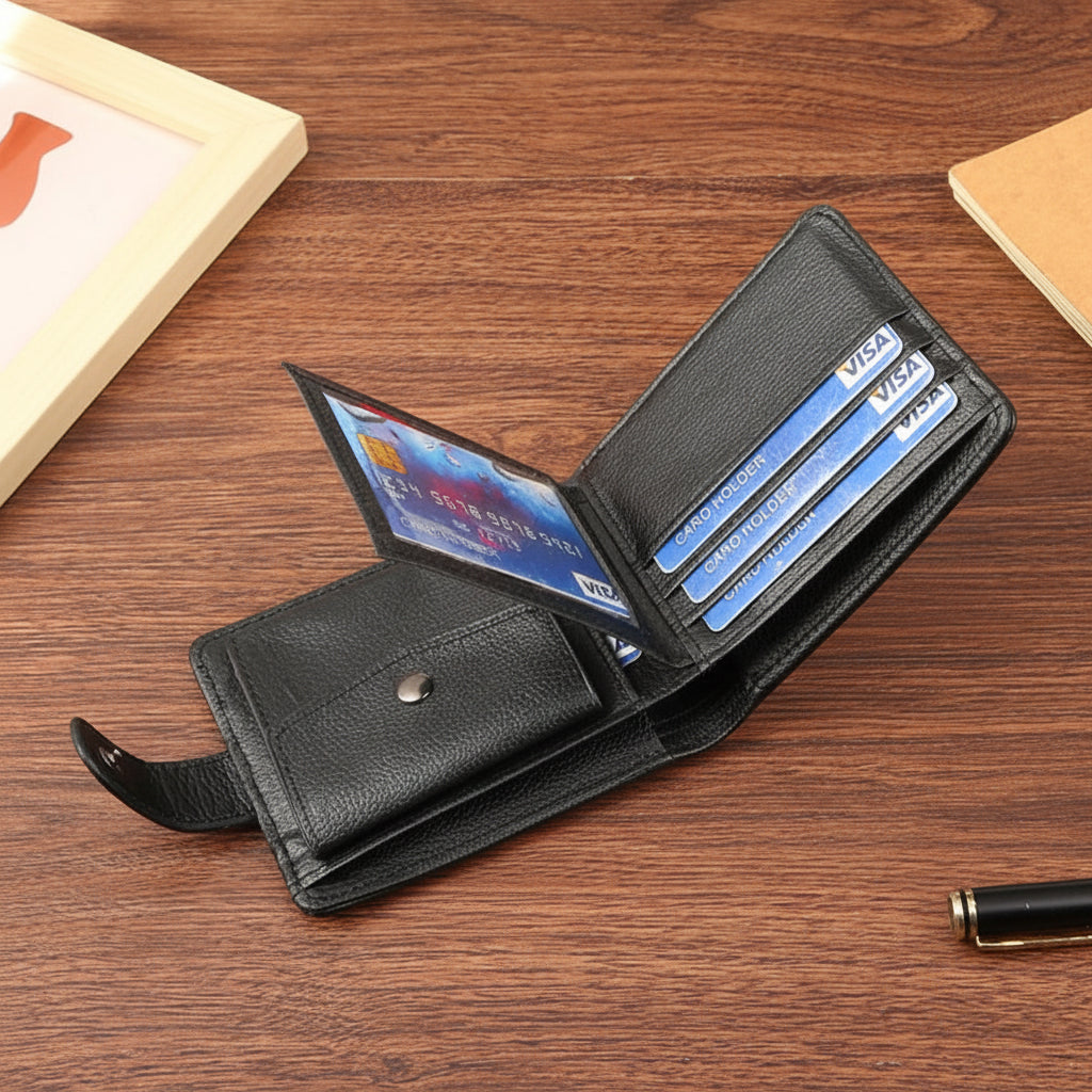 Portefeuille homme Rangement Optimal et ses multi compartiment