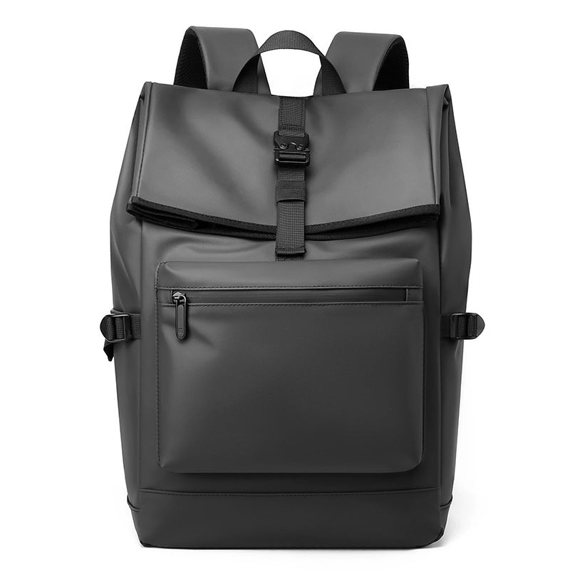 Sac à dos ordinateur urbain coloris gris anthracite, design moderne et élégant
