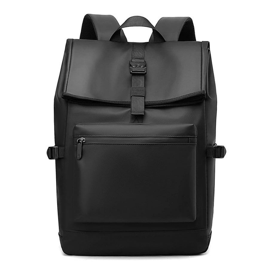 Sac à dos ordinateur portable coloris noir, style professionnel et urbain

