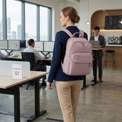 Sac à dos ordinateur femme  Élégance Protection, protection optimale pour les appareils électroniques jusqu'à 15-16 pouces